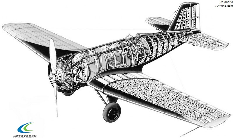 在世界上率先采用了“全铝多室机翼结构”的诺斯罗普“阿尔法”飞机